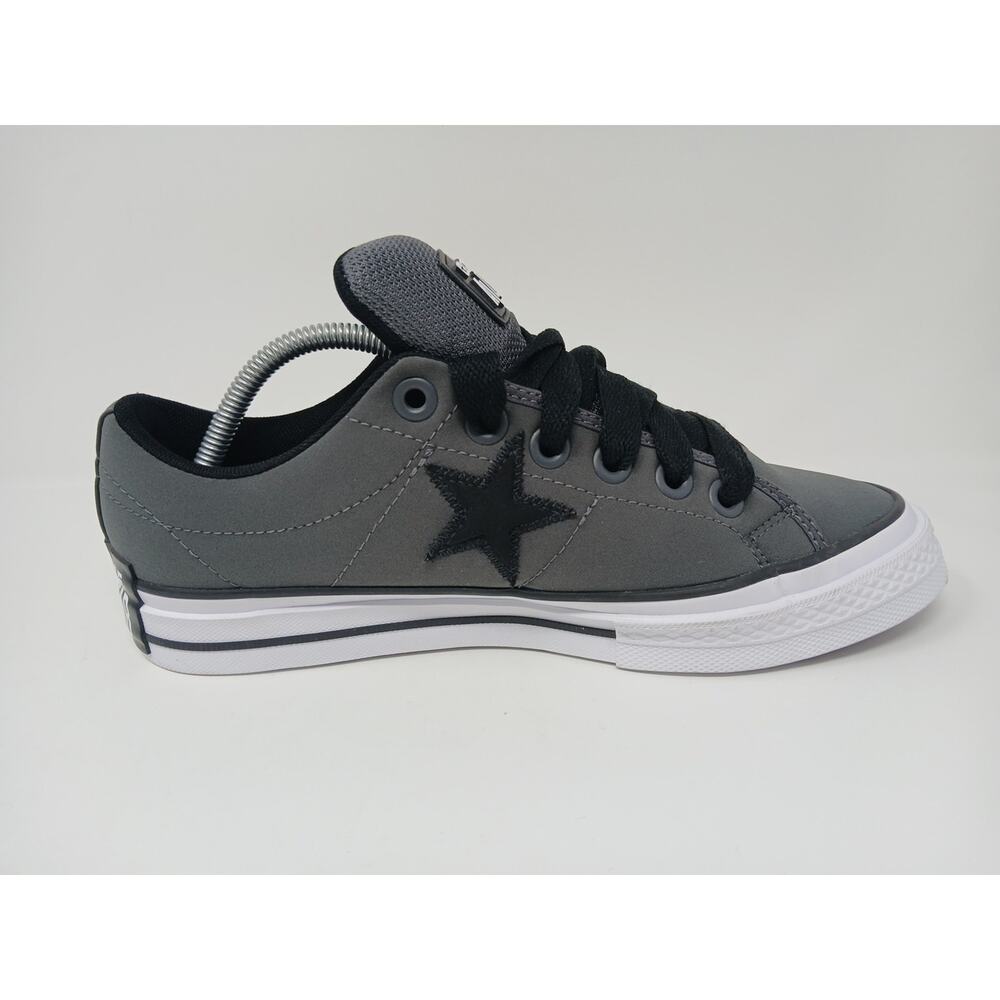 Converse Unisex Star Low Puff Dark Matter Gray Canvas Sneakers Mens 9/Women 10.5 - Picture 15 of 15
